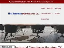 Sites similar to firstamericanmaintenance.com