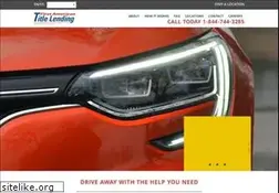 Sites similar to firstamericantitlelending.com