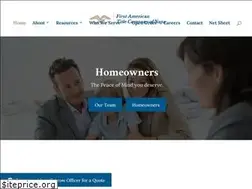 Sites similar to firstamnapa.com