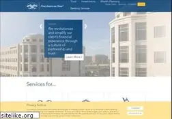 Sites similar to firstamtrust.com