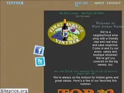 Sites similar to firstavenuevintner.com