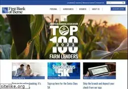 Sites similar to firstbankofberne.com
