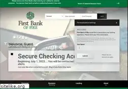 Sites similar to firstbankofpike.com