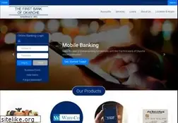 Sites similar to firstbankokarche.com