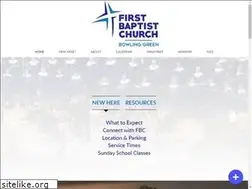 Sites similar to firstbaptistbg.org