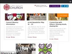 Sites similar to firstbaptistbloomington.org