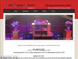 Sites similar to firstbaptistchurchoflinden.org