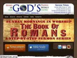 Sites similar to firstbaptistchurchvienna.com