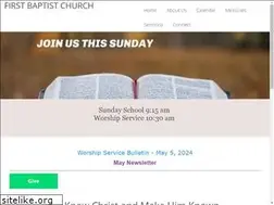 Sites similar to firstbaptistcook.org