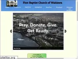 Sites similar to firstbaptisthawaii.com