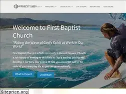 Sites similar to firstbaptistkennettsquare.com