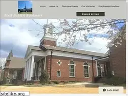Sites similar to firstbaptistrockmart.org