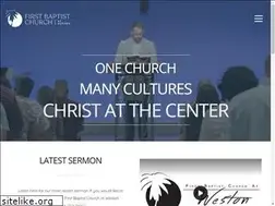 Sites similar to firstbaptistweston.com