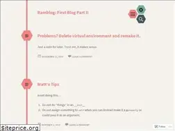 Sites similar to firstblogpart2.wordpress.com