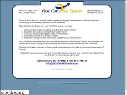 Sites similar to firstcallaircharter.com