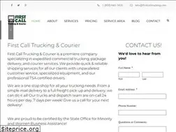 Sites similar to firstcalltrucking.com