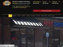 Sites similar to firstchoiceautomotiveknoxville.com