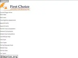 Sites similar to firstchoicemigration.com.au