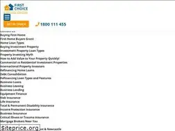Sites similar to firstchoicemortgage.com.au