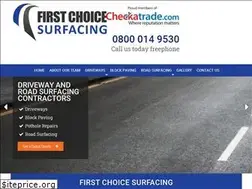 Sites similar to firstchoicesurfacing.co.uk
