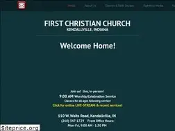 Sites similar to firstchristiankendallville.org