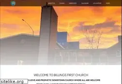 Sites similar to firstchurchbillings.org