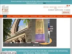 Sites similar to firstchurchboston.org