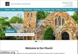 Sites similar to firstchurchchestnuthill.org