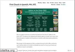 Sites similar to firstchurchipswich.org