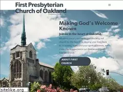 Sites similar to firstchurchoakland.org