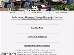 Sites similar to firstchurchwilliamstown.org