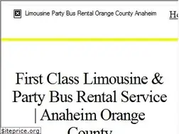 Sites similar to firstclasslimotours.com