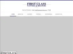 Sites similar to firstclassnannies.co.uk