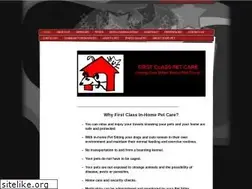 Sites similar to firstclasspetcare.com