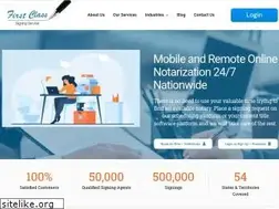 Sites similar to firstclasssigning.com
