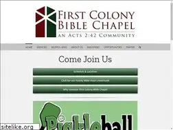 Sites similar to firstcolonybible.org
