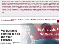 Sites similar to firstcommercebk.com