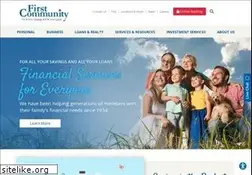 Sites similar to firstcommunity.com