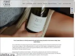 Sites similar to firstcreekwines.com.au