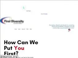 Sites similar to firstdiversity.com