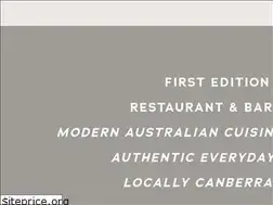 Sites similar to firsteditioncanberra.com.au