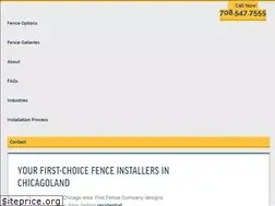 Sites similar to firstfencecompany.com