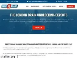 Sites similar to firstfordrains.co.uk