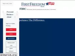 Sites similar to firstfreedombank.com