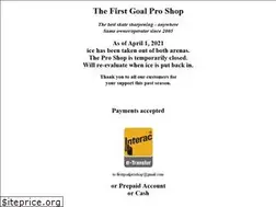 Sites similar to firstgoalproshop.com