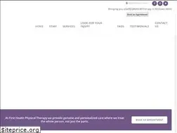 Sites similar to firsthealthpt.com