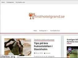 Sites similar to firsthotelgrand.se