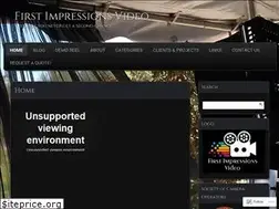 Sites similar to firstimpressionsvideo.com