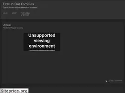 Sites similar to firstinourfamilies.org