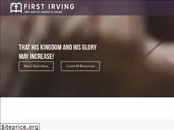 Sites similar to firstirving.org